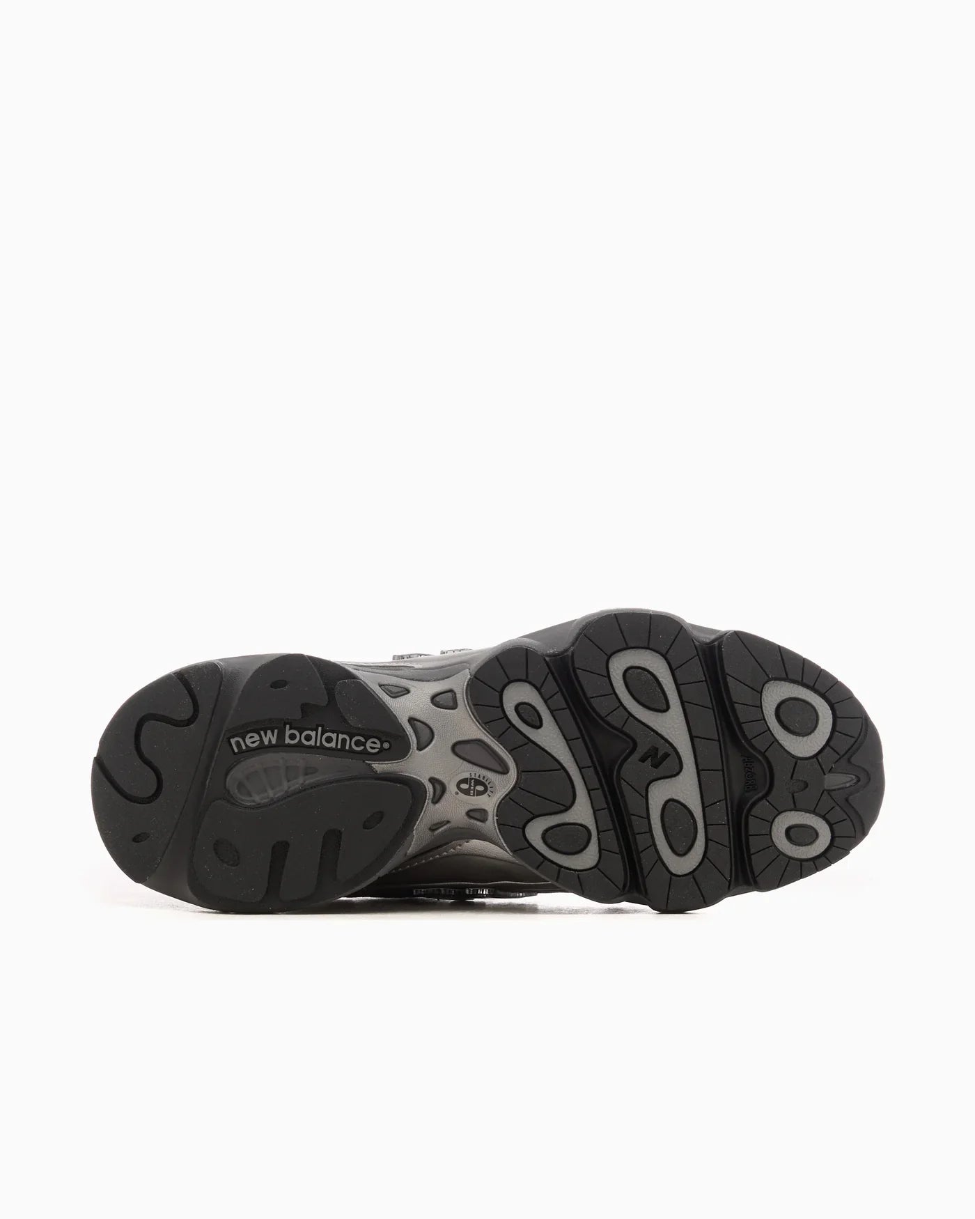 New Balance 1000 noir et argent métallique