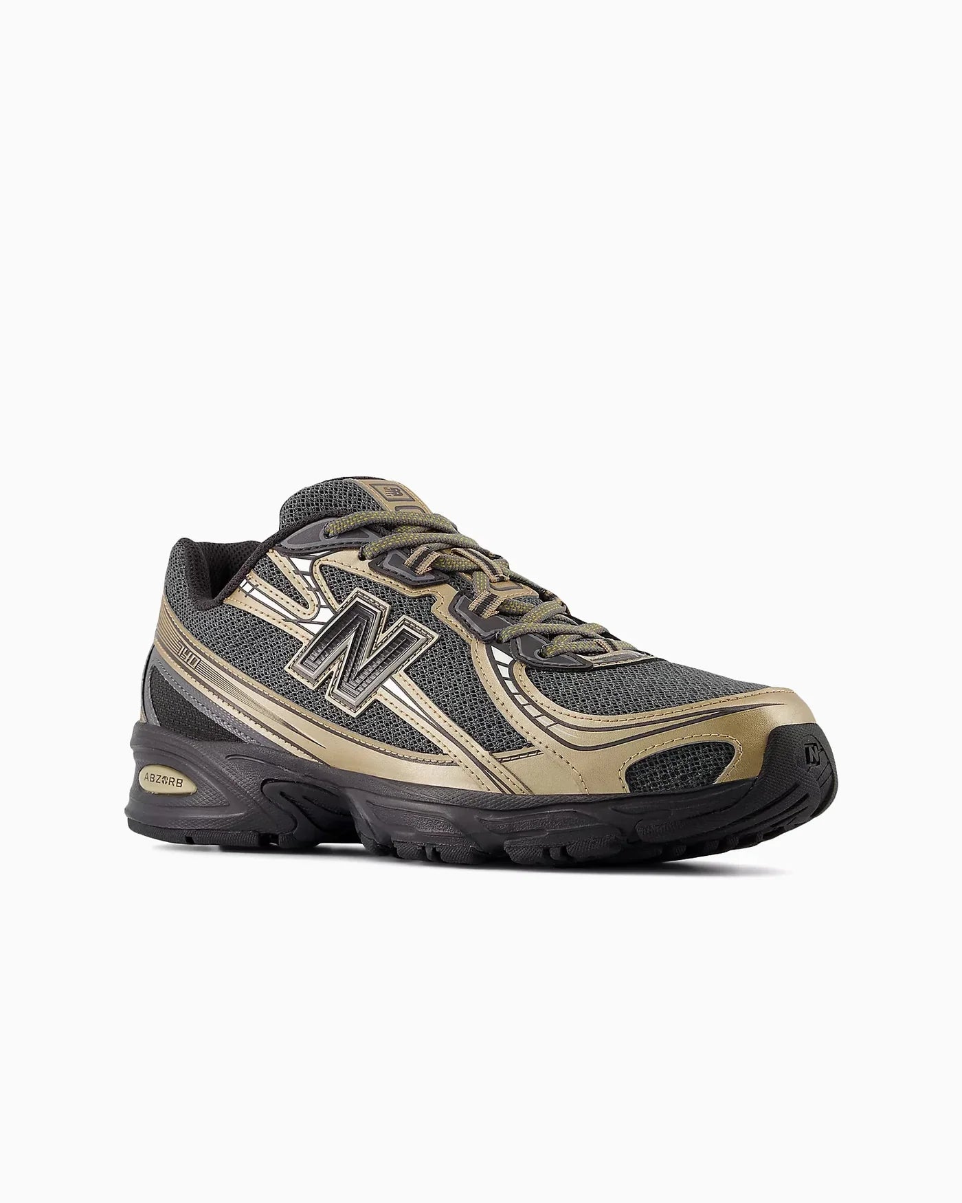 New Balance 740v2 Noir Castlerock Doré Métallisé