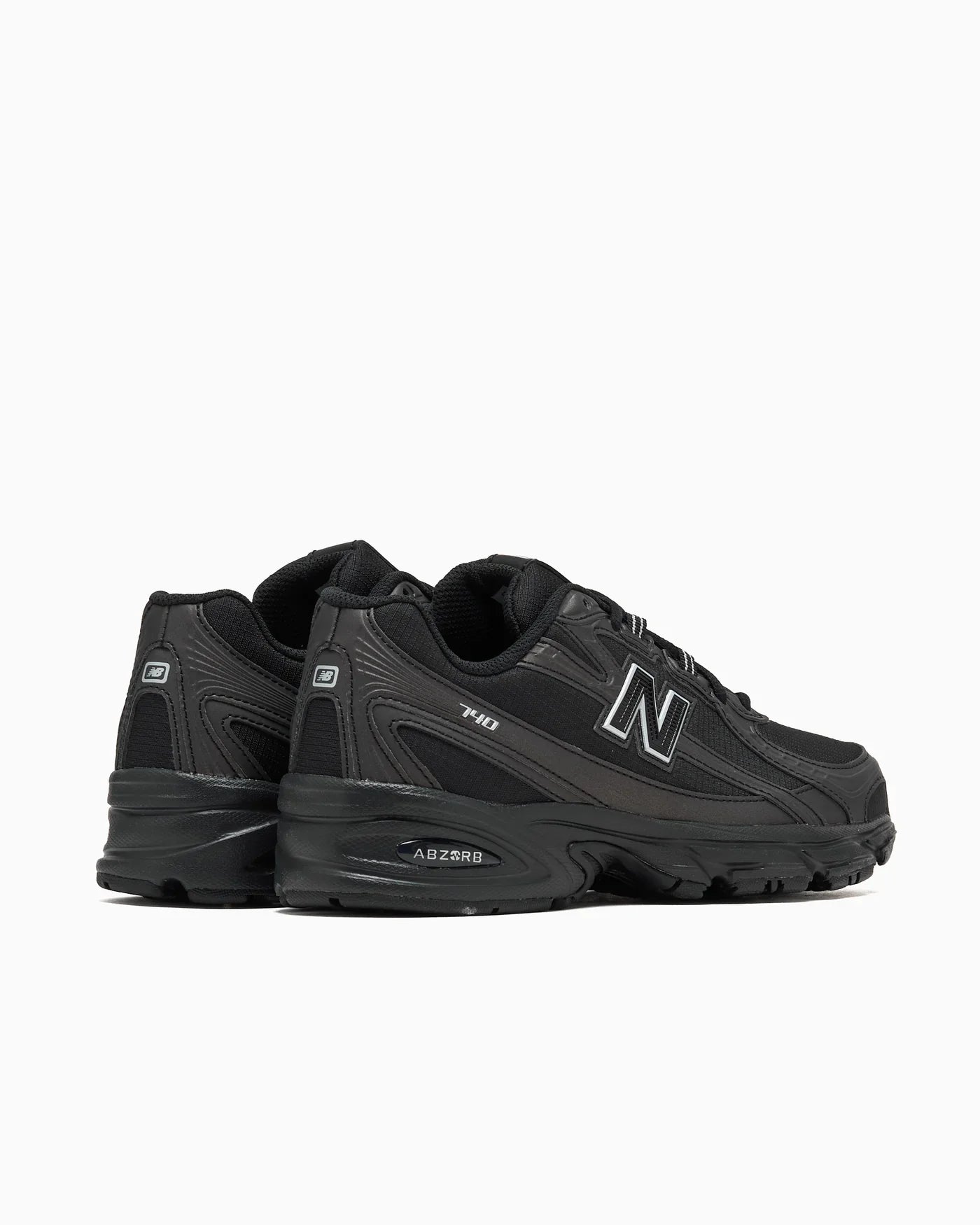 New Balance 740 Noir Argent Métallisé