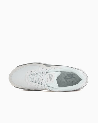 Nike Air Max 90 Premium Blanc et Argent Métallique Réfléchissant