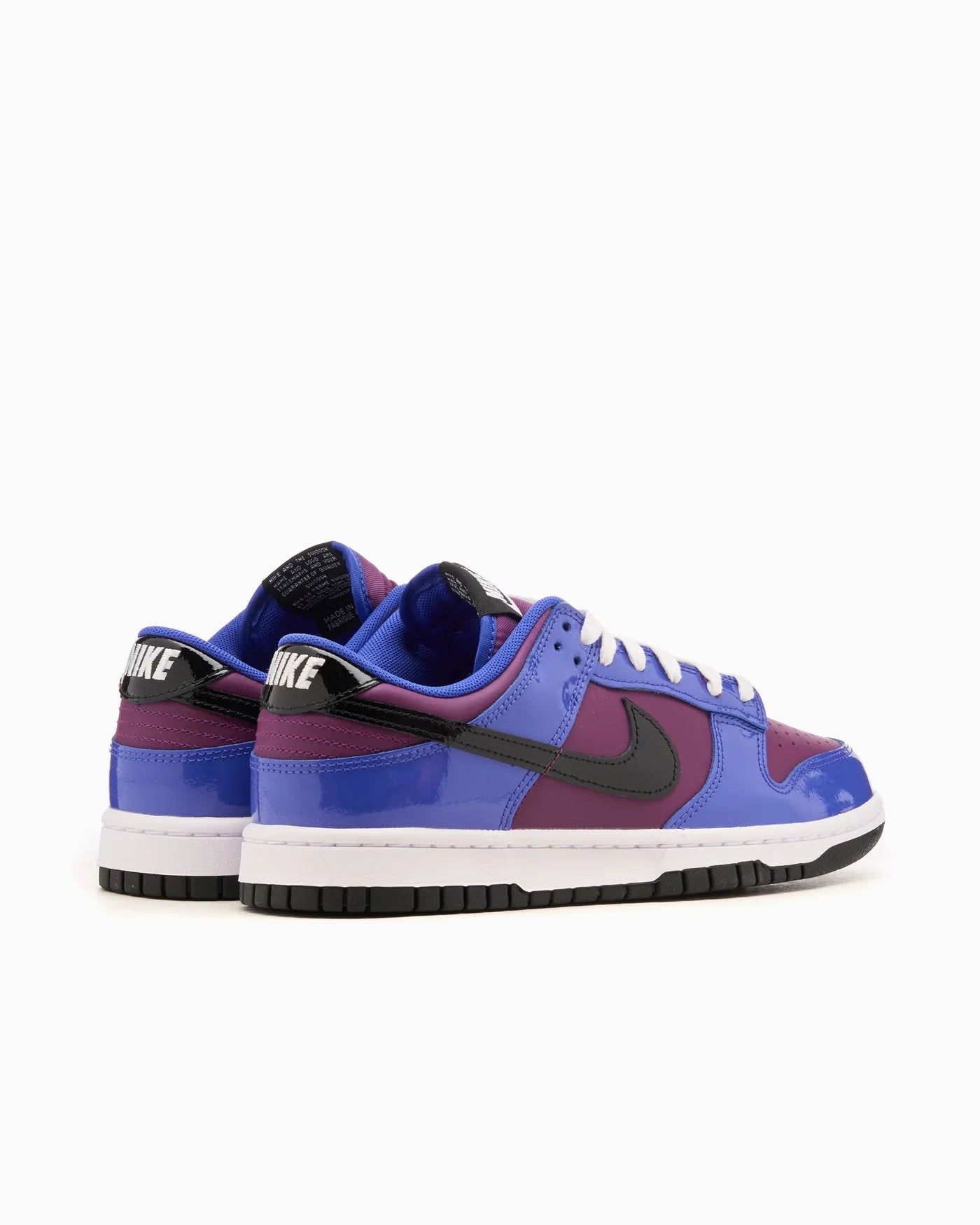 Nike Dunk Low Rétro SE en cuir patent bleu Paramount Viotech