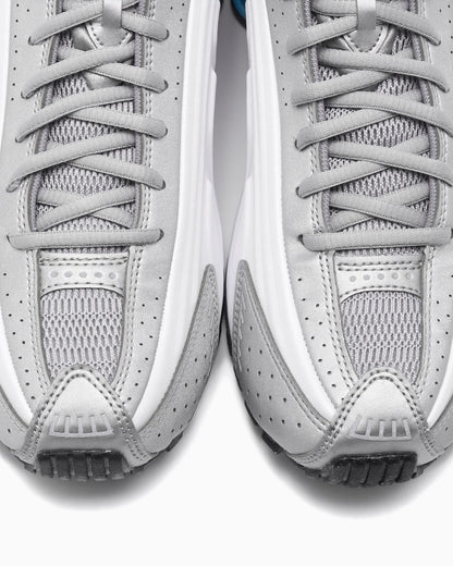 Nike Shox R4 Métallique Argent Blanc Bleu lagon