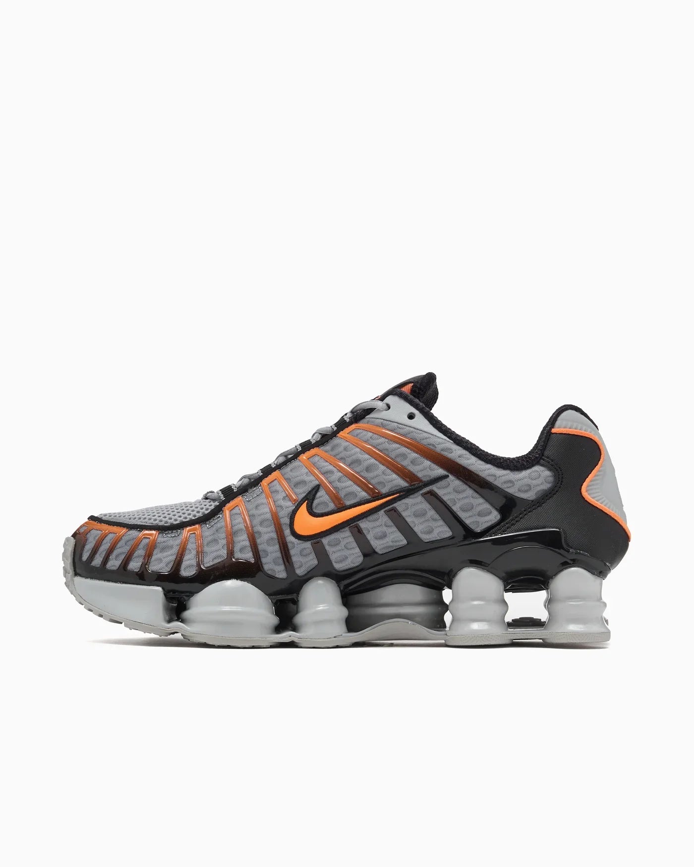Nike Shox TL gris fumé clair noir mandarine vif