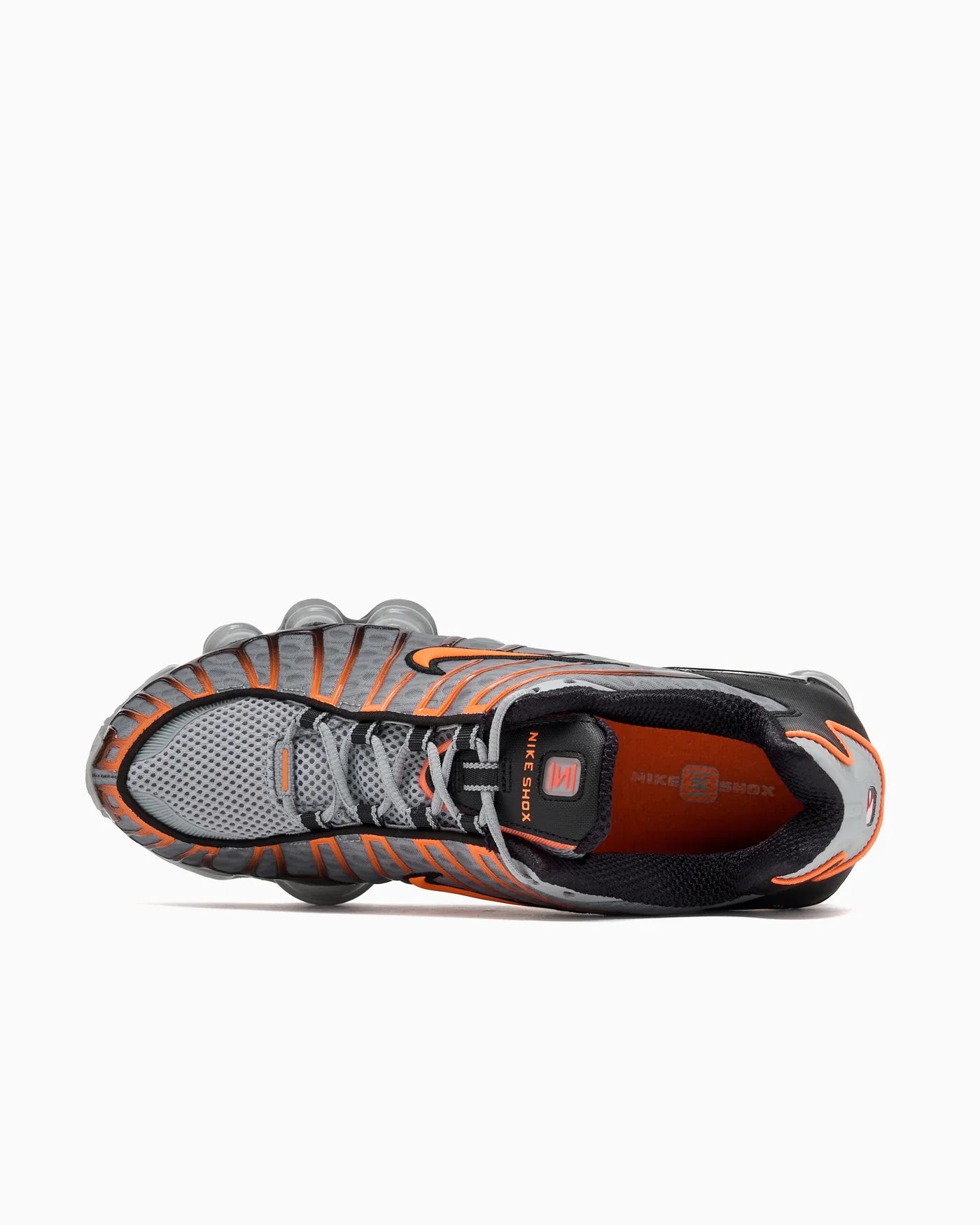 Nike Shox TL gris fumé clair noir mandarine vif