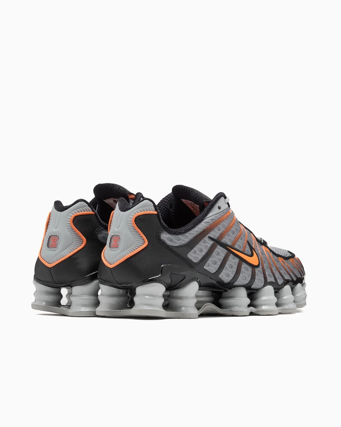 Nike Shox TL gris fumé clair noir mandarine vif