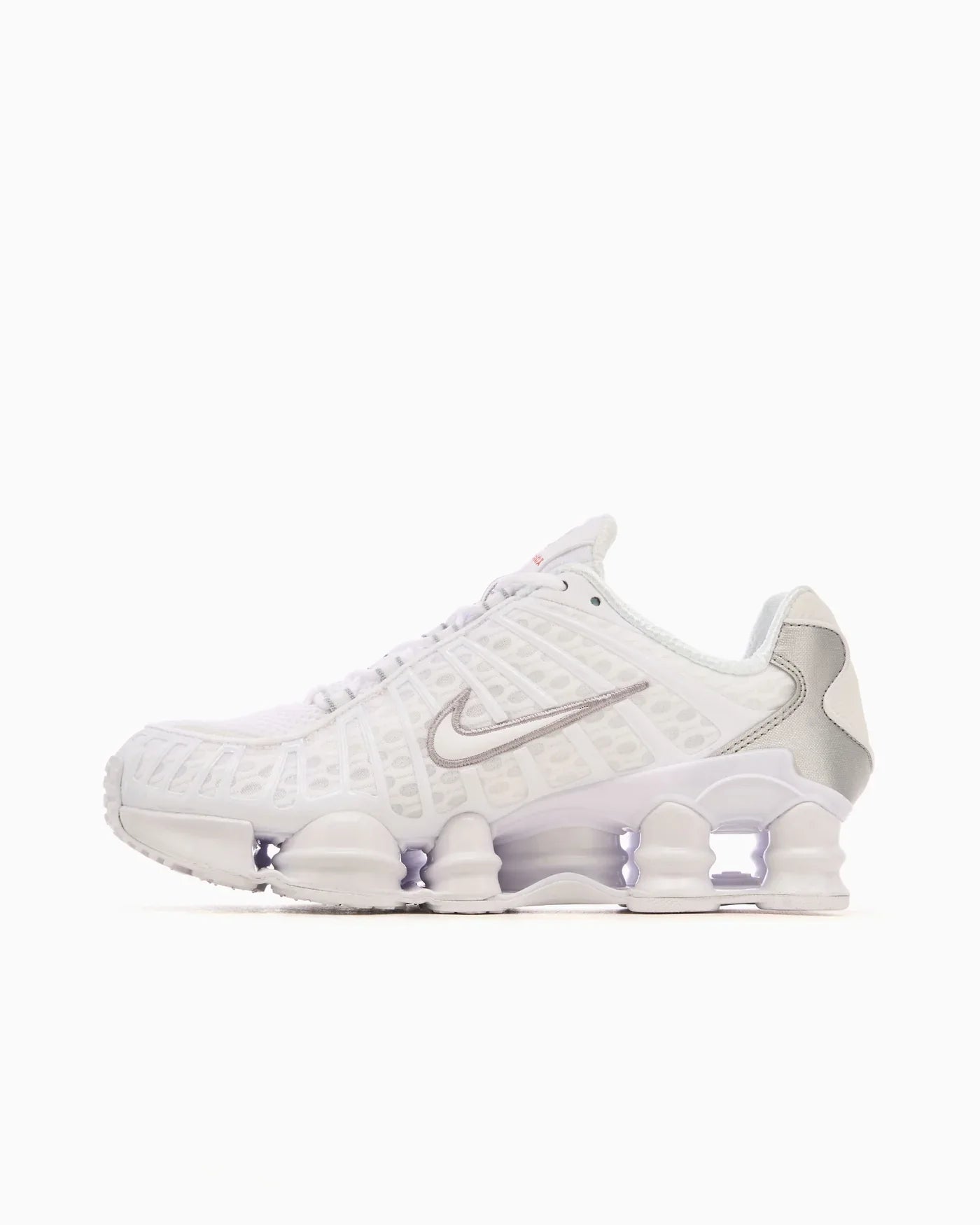 Nike Shox TL Blanc et argent métallique