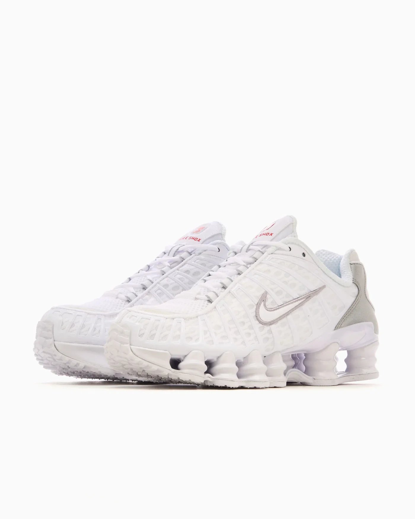Nike Shox TL Blanc et argent métallique