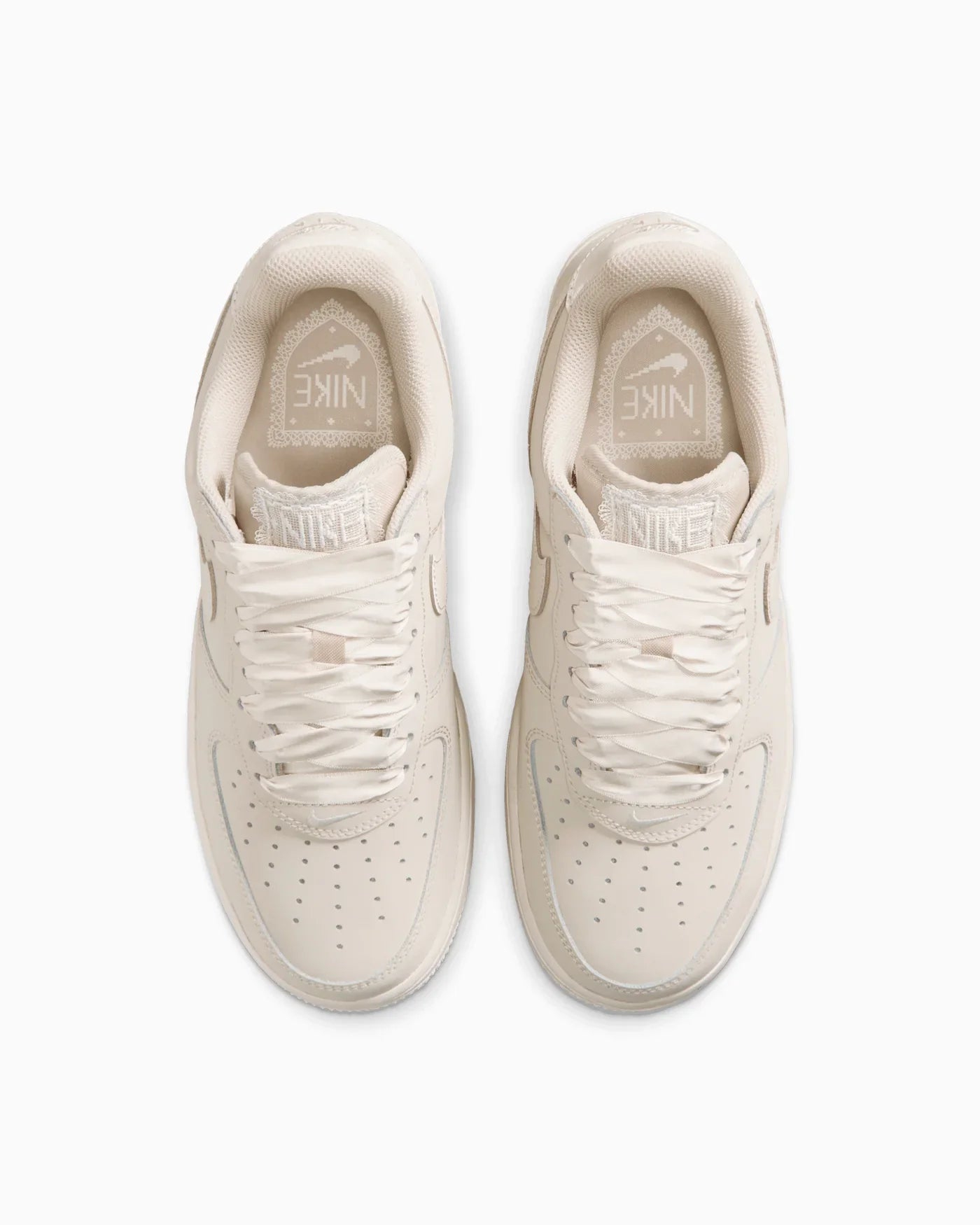 Nike Air Force 1 Low Retro Premium Lacets en Ruban Ivoire et Avoine (Femme)