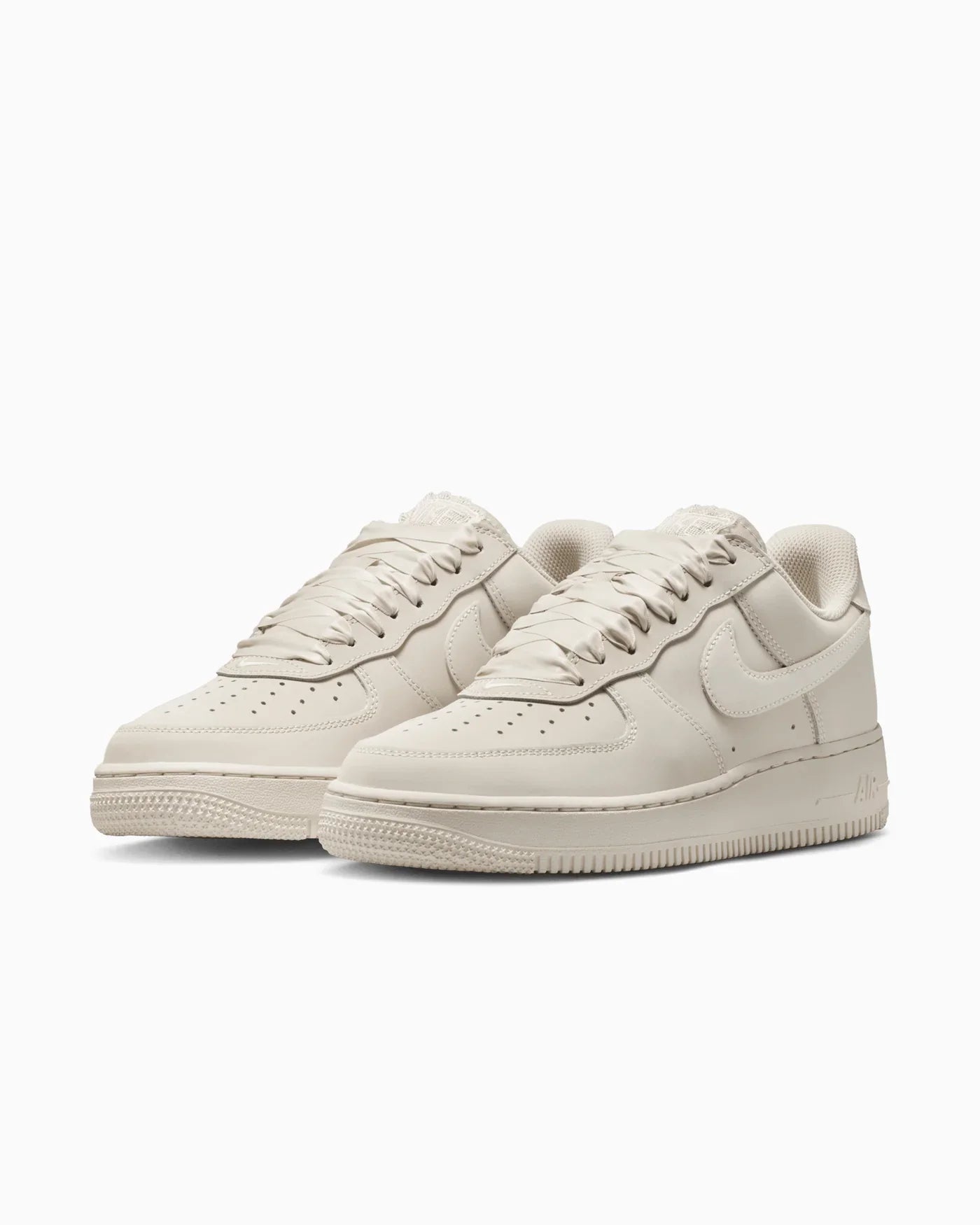 Nike Air Force 1 Bas Rétro Premium Lacets en ruban ivoire et avoine (Femme)