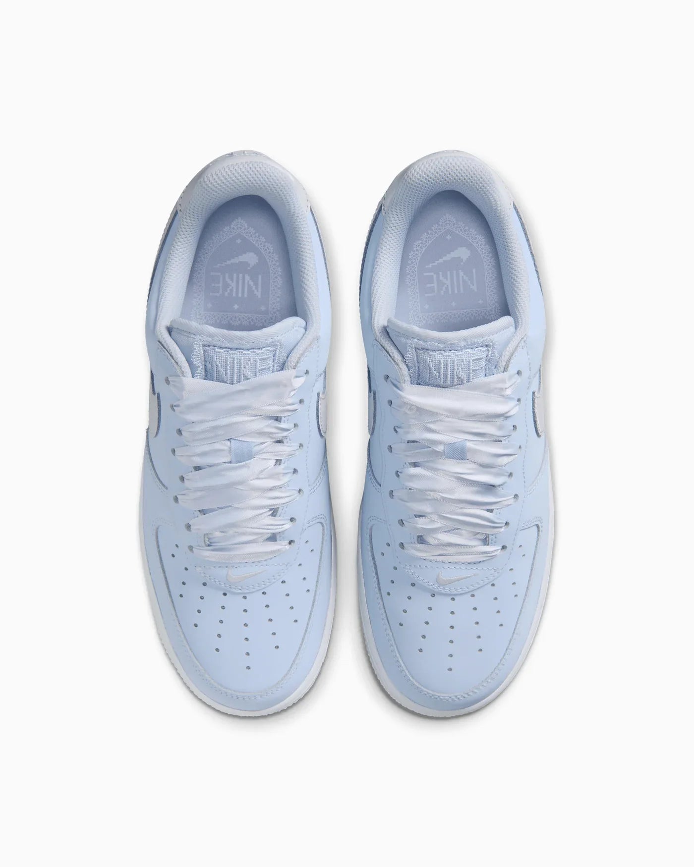 Nike Air Force 1 Low Retro Premium Lacets en ruban Bleu hydrogène femme