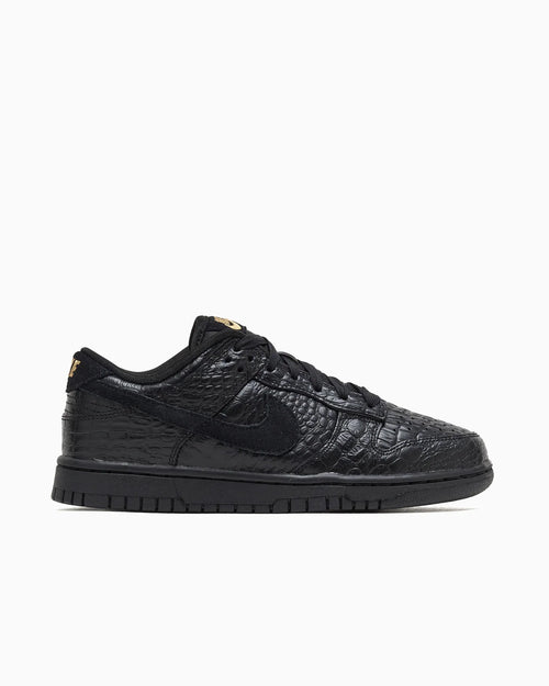 Nike Dunk Low crocodile noir (Femme)