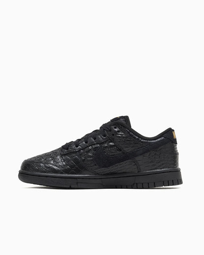 Nike Dunk Low crocodile noir (Femme)