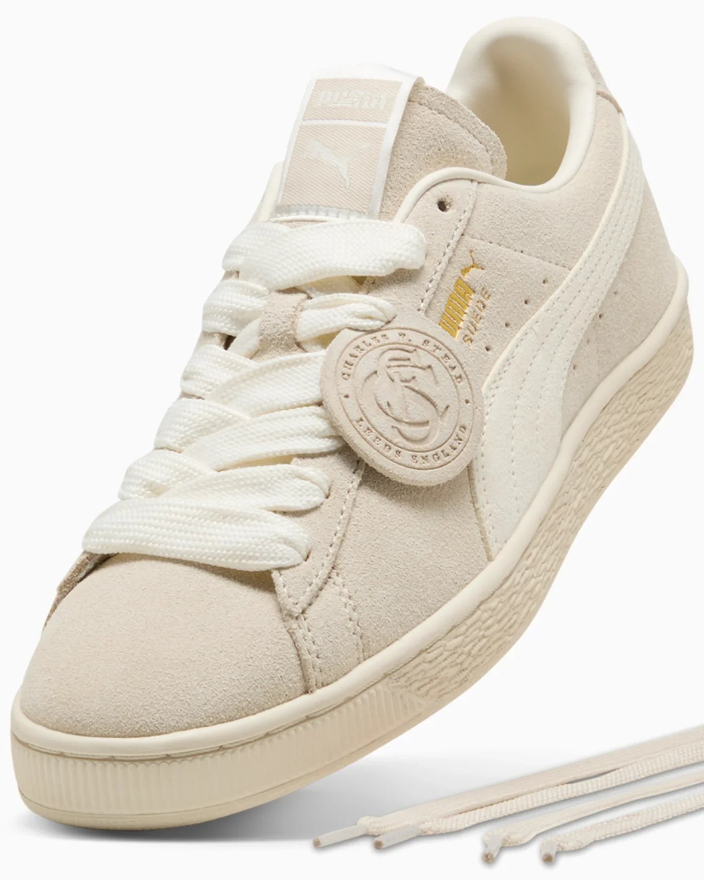 Puma Suede Charles F. Stead Gris cendré ivoire