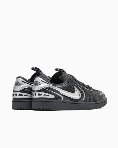 Air Jordan pour femmes 1 Low V3 Méthode de fabrication Noir métallisé argenté
